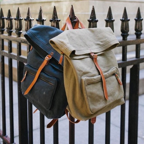 madewell canvas foldover backpack